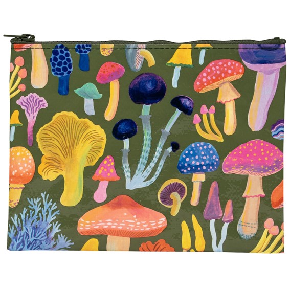 Zipper Pouch - Mushrooms