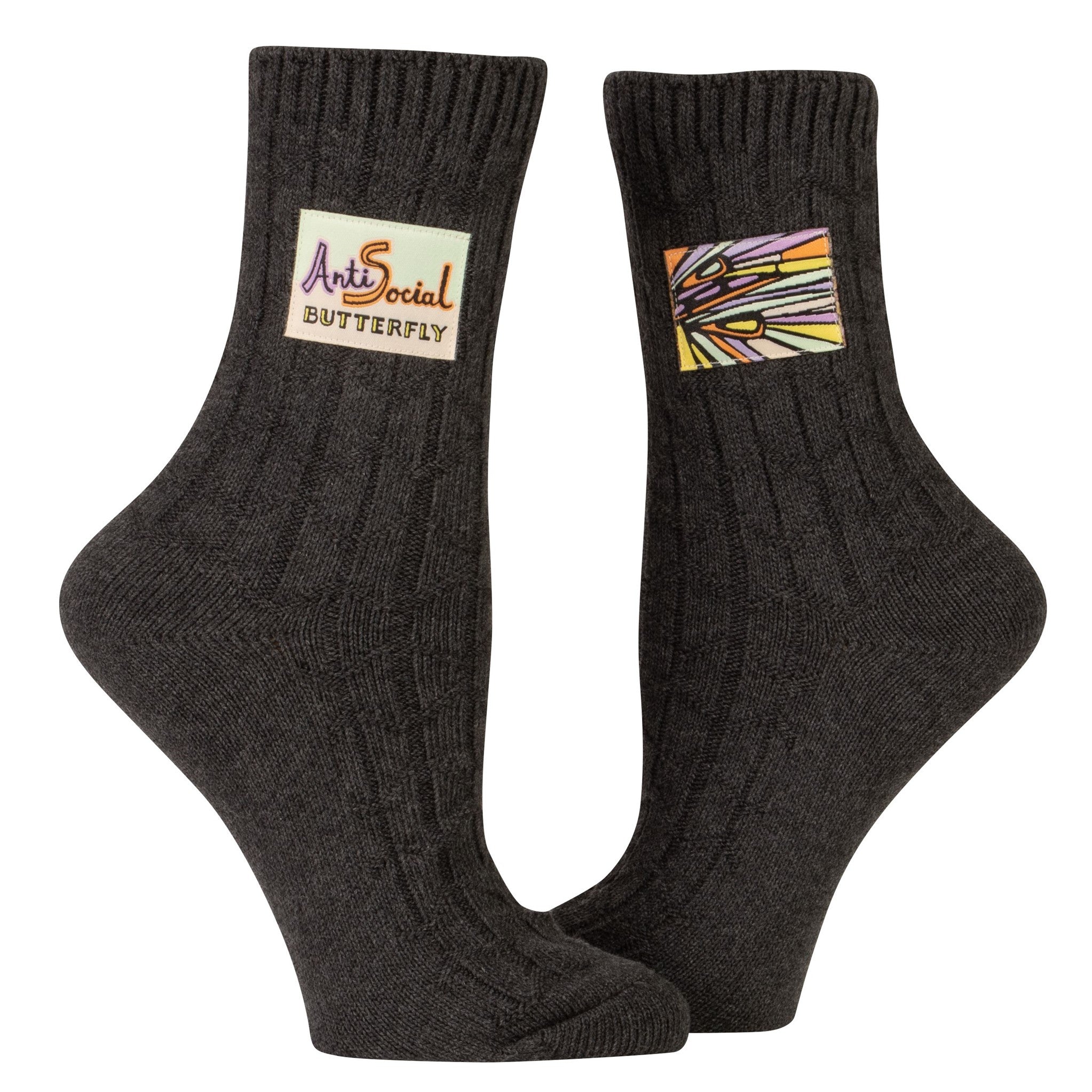 Tag Socks - Antisocial Butterfly S/M