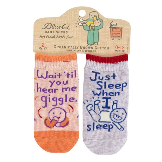 Baby Socks - Giggle / Sleep