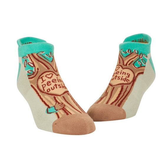 Sneaker Socks - Peeing Outside L/XL