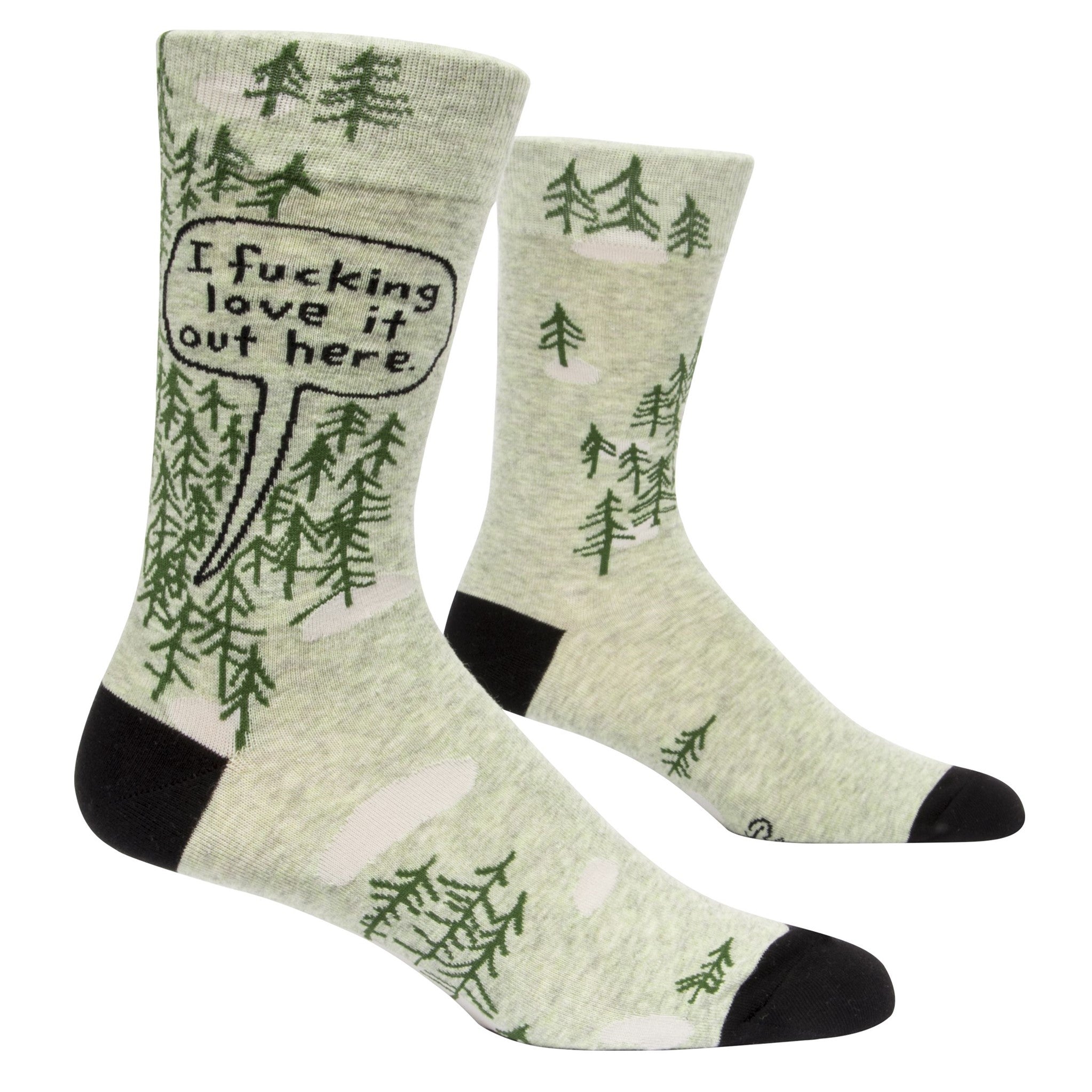 Men's Socks - I Fucking Love It Out Here