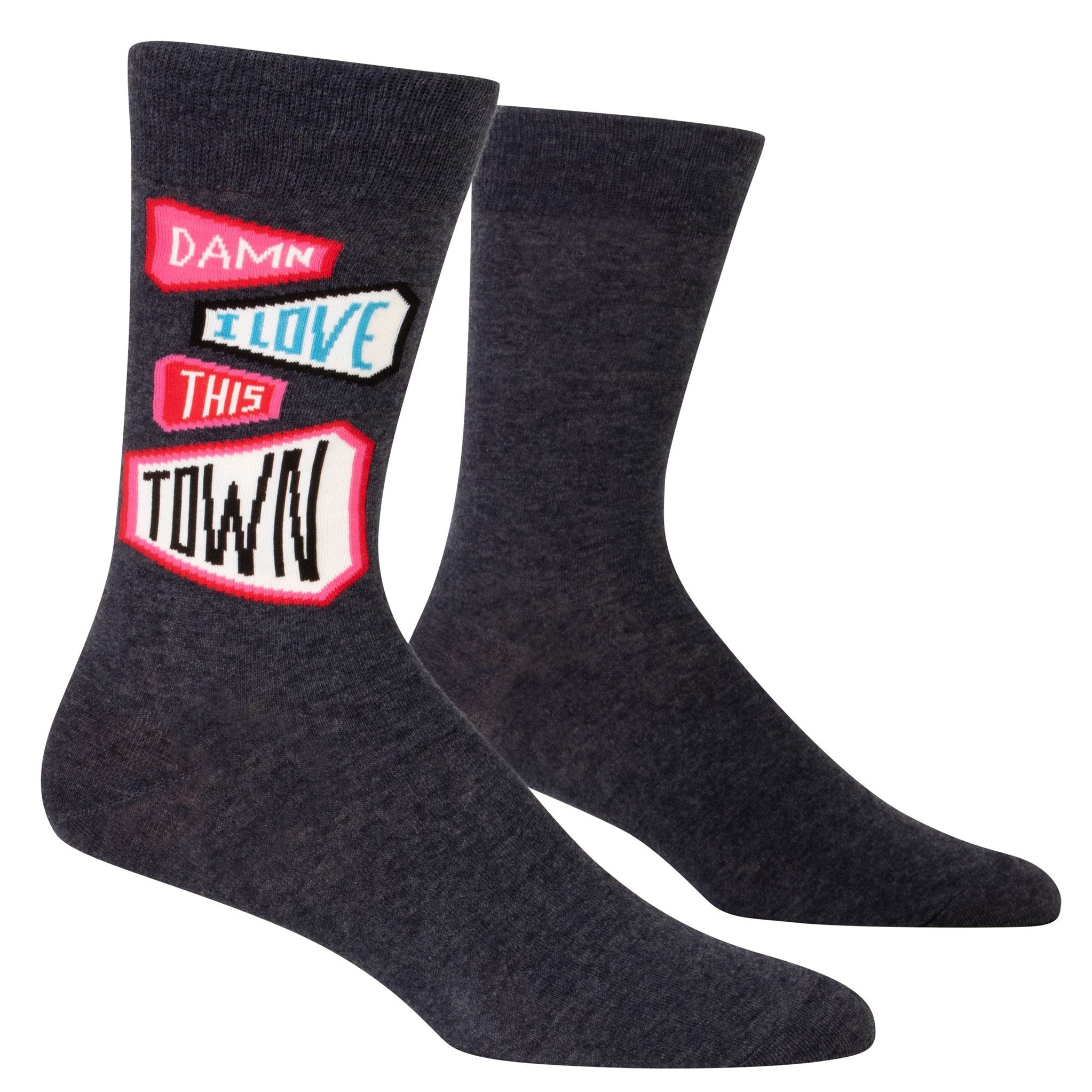 Men's Socks - Damn I Love This Town