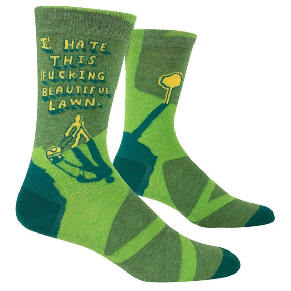 Men's Socks - Fucking Beautiful Lawn
