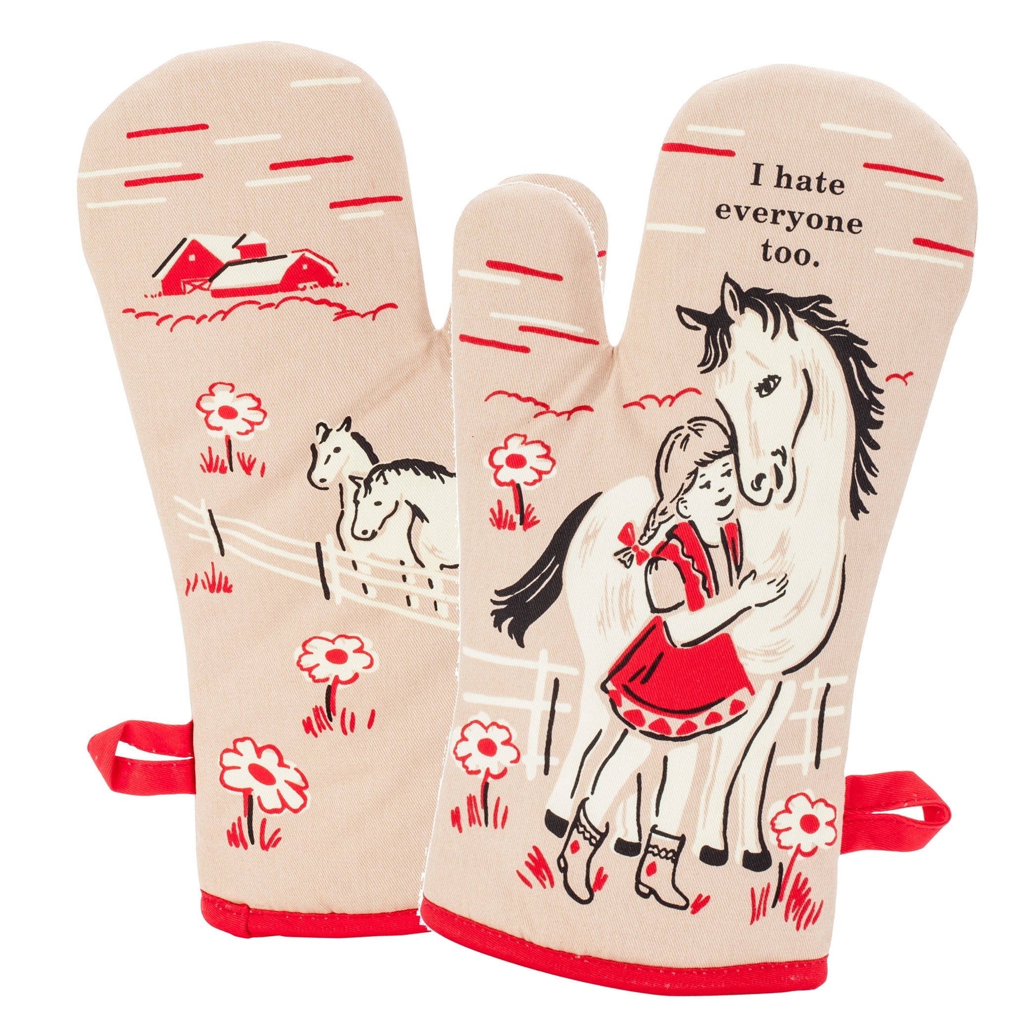 Oven Mitt - I Hate Everyone Too
