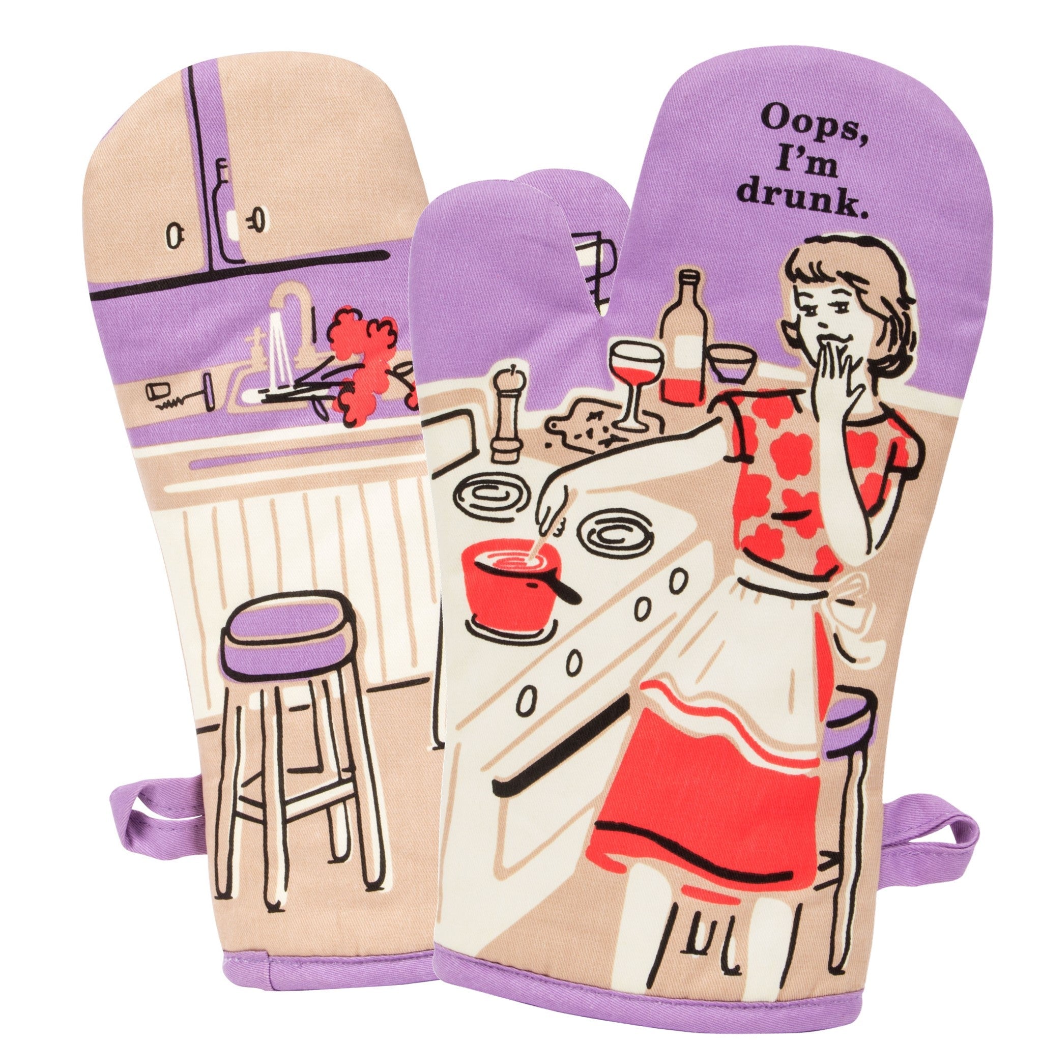 Oven Mitt - Oops, I'm Drunk