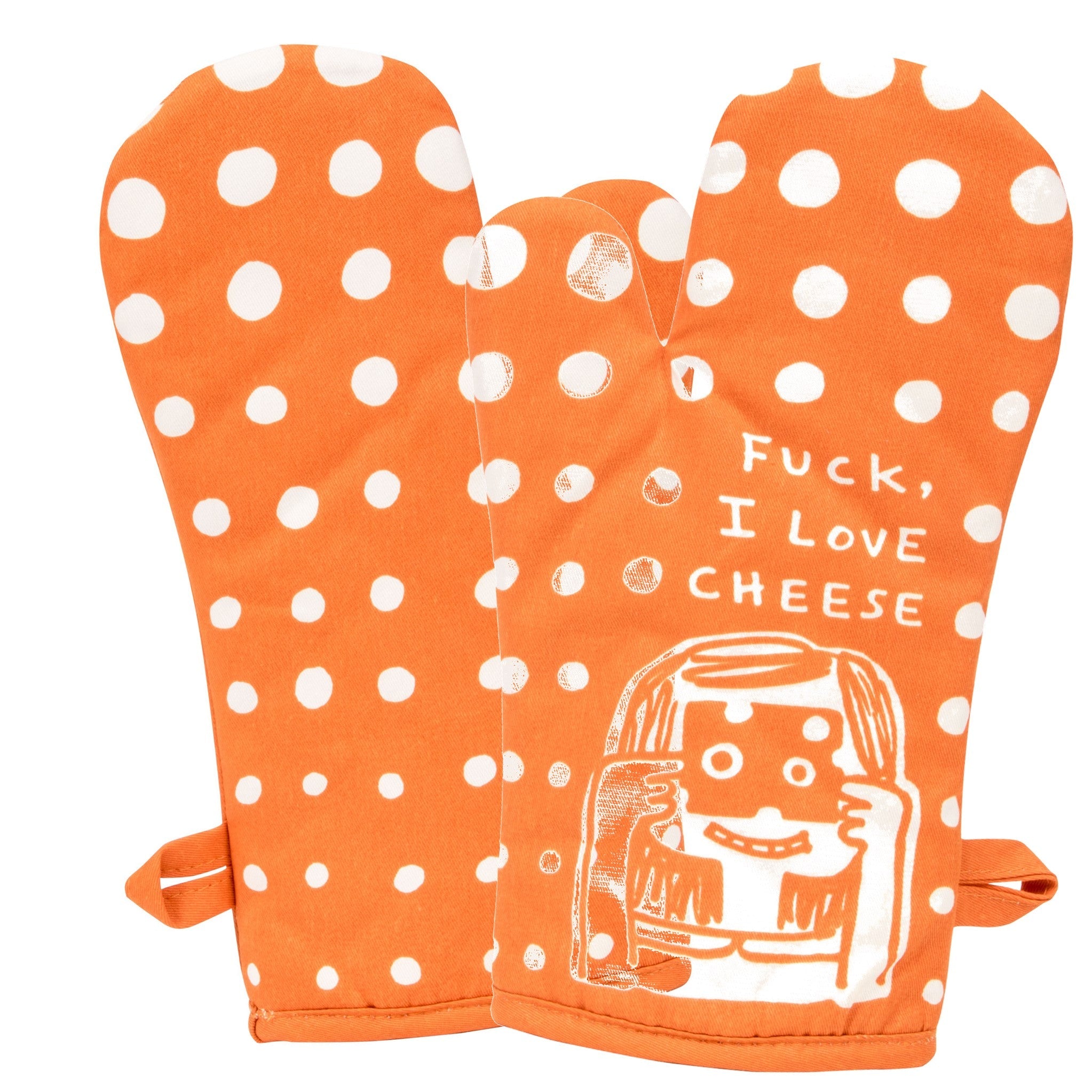 Oven Mitt - Fuck, I Love Cheese