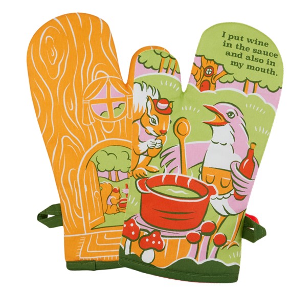 Oven Mitt - Wine In My Mouth