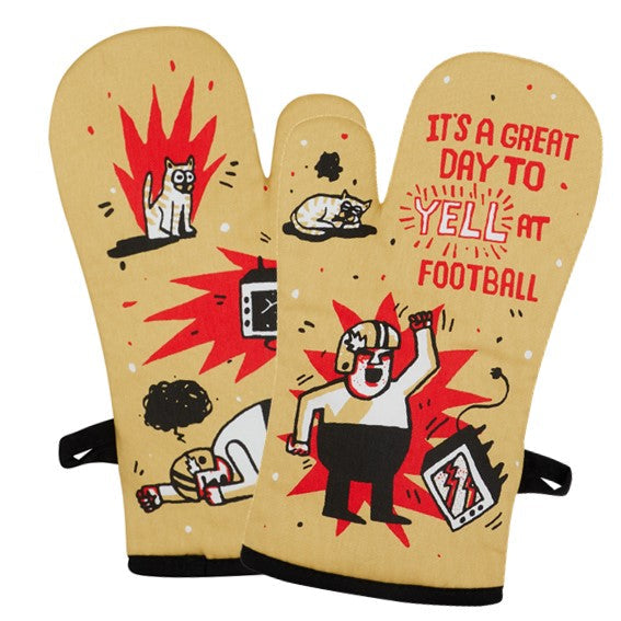 Oven Mitt - Yell At Football