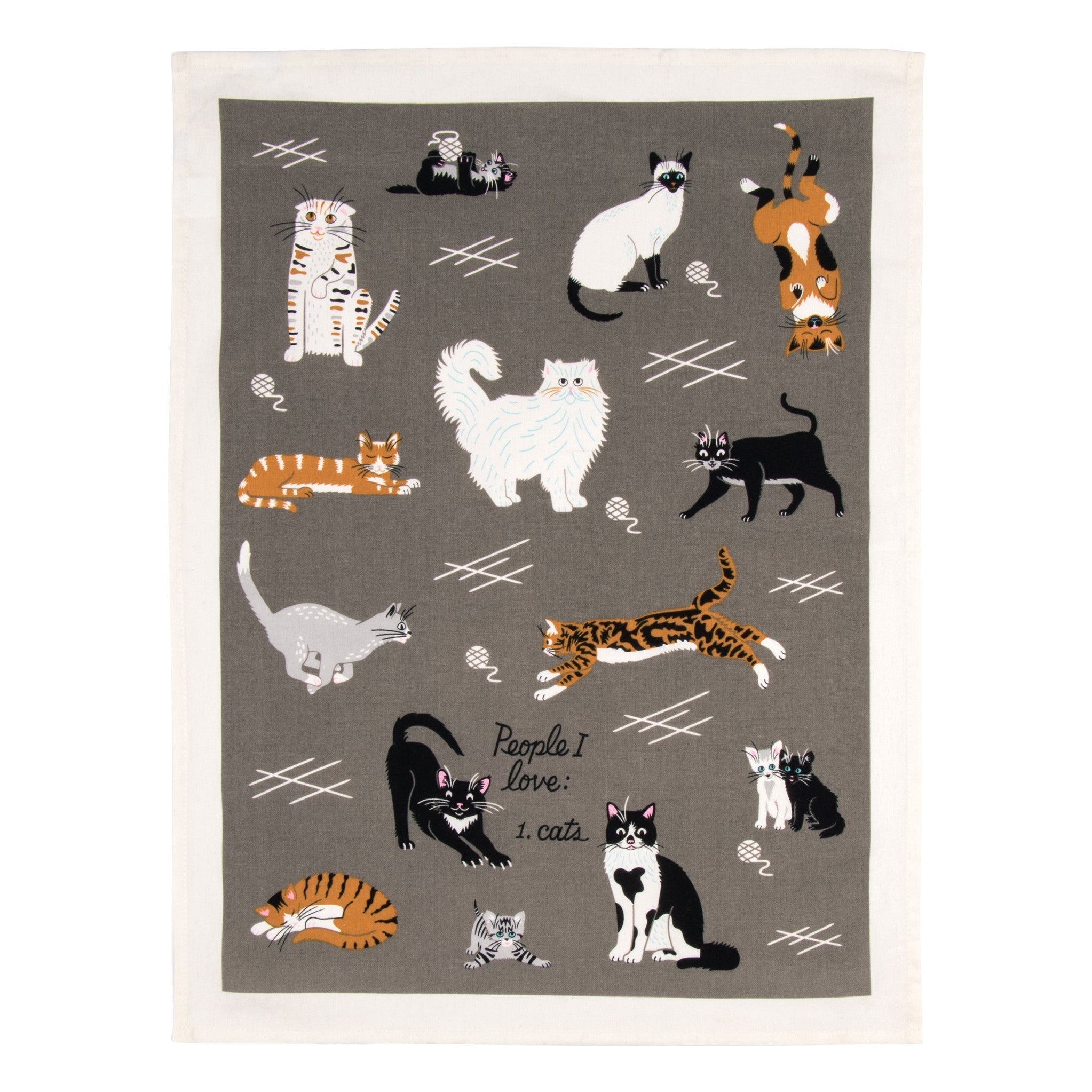 Dish Towels - People I Love: Cats