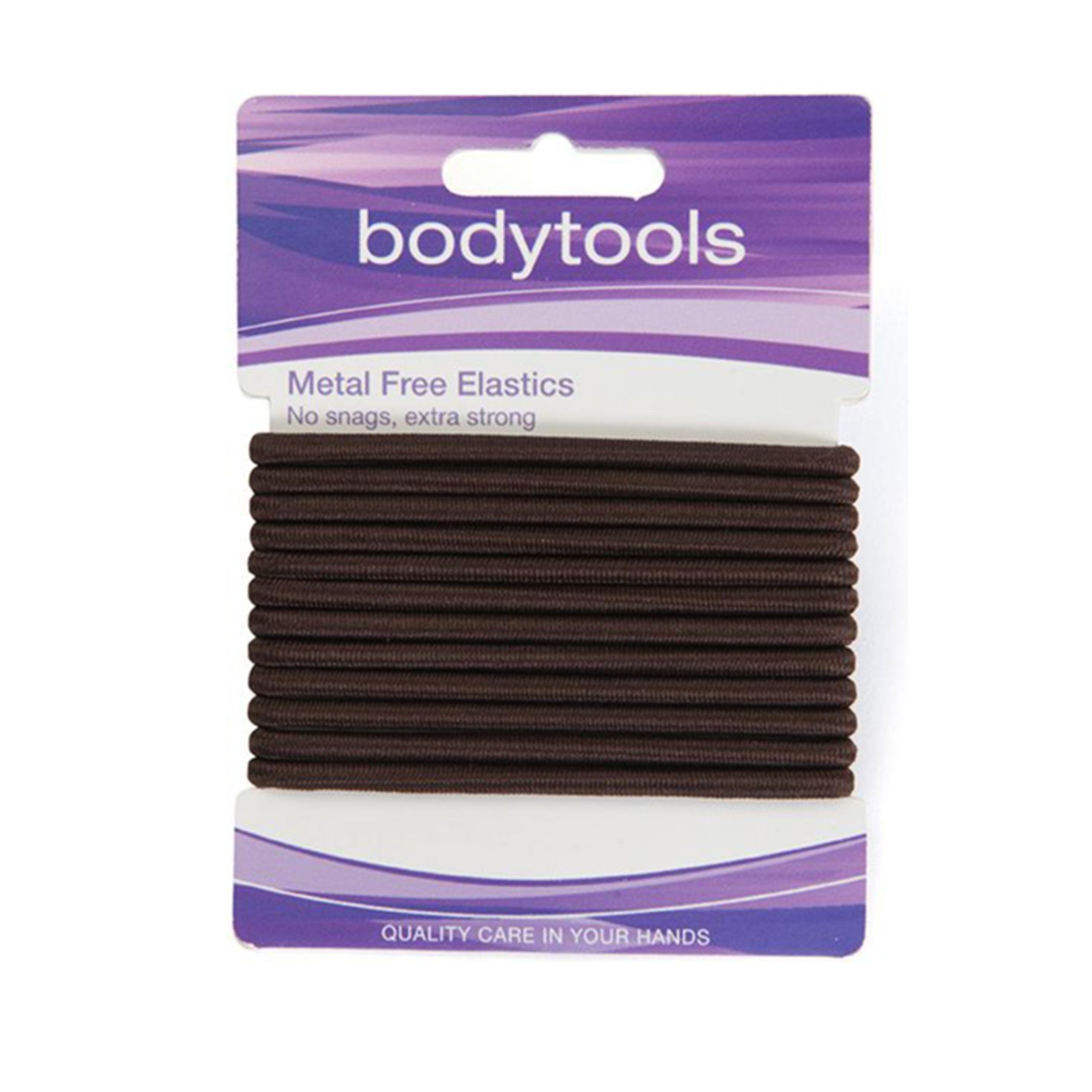 Metal Free Elastics Thick Brown - Card 12