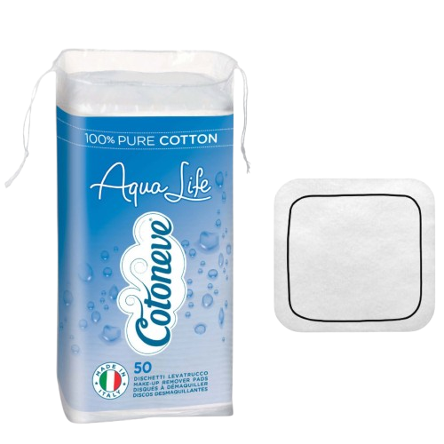 Cotton Make Up Pads Square 50s