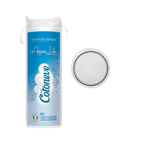 Cosmetic Cotton Make Up Pads Round 80s