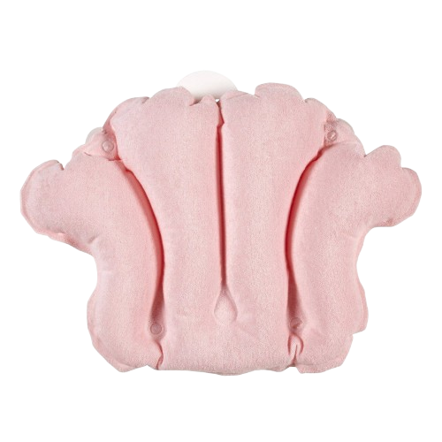 Bath Pillow Towelling Pink