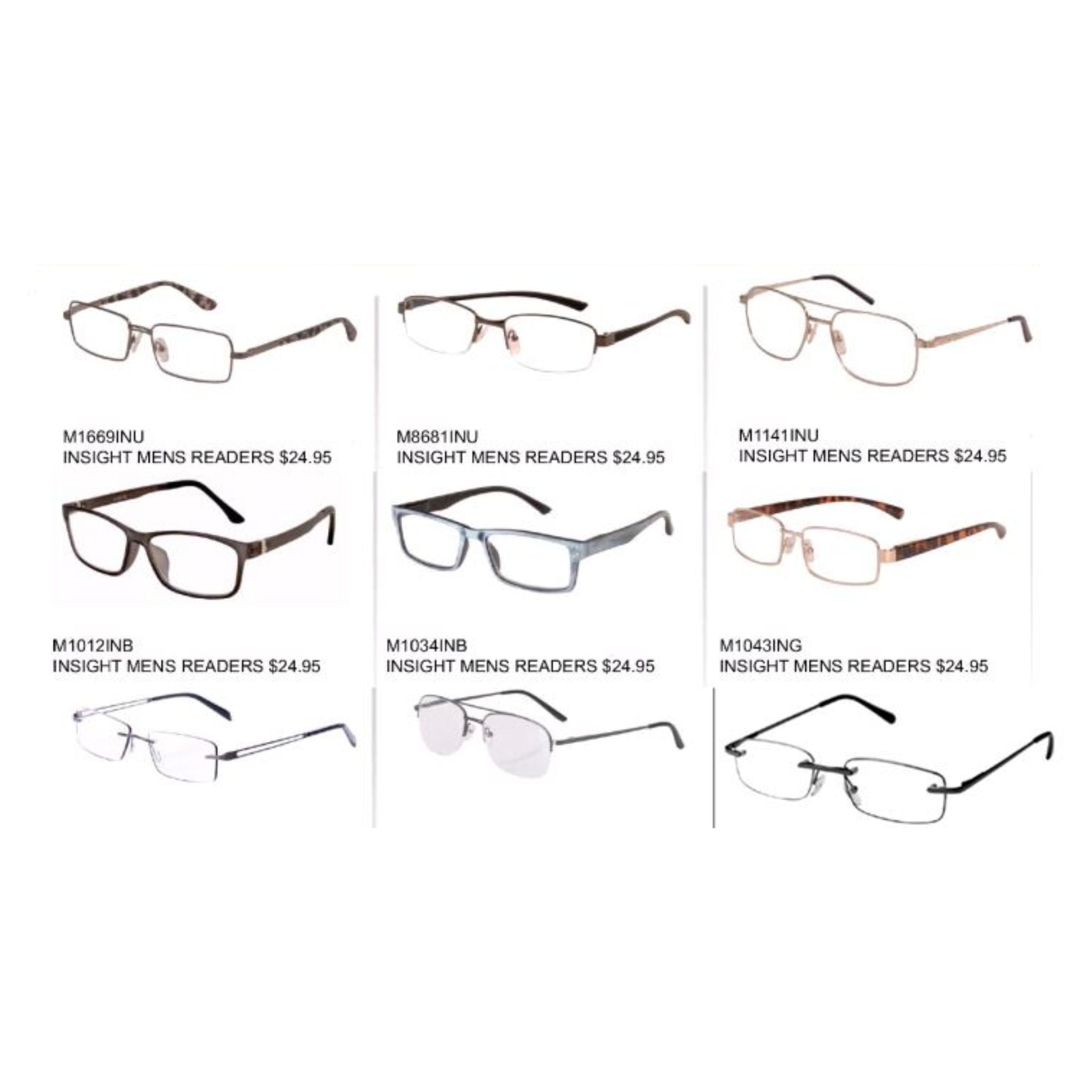 INSIGHT READERS MENS - $24.95