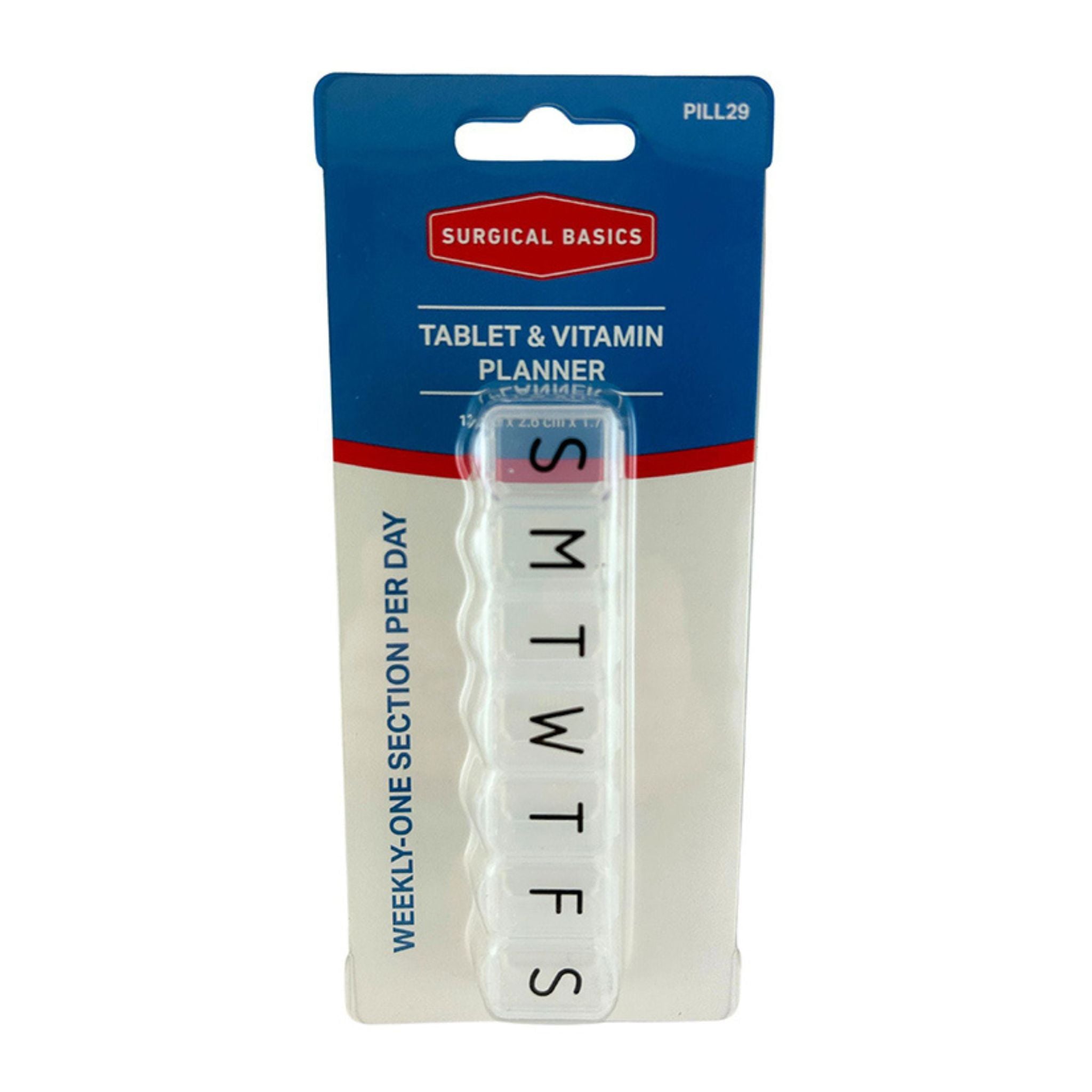 SB 7 Day Small Pill Box