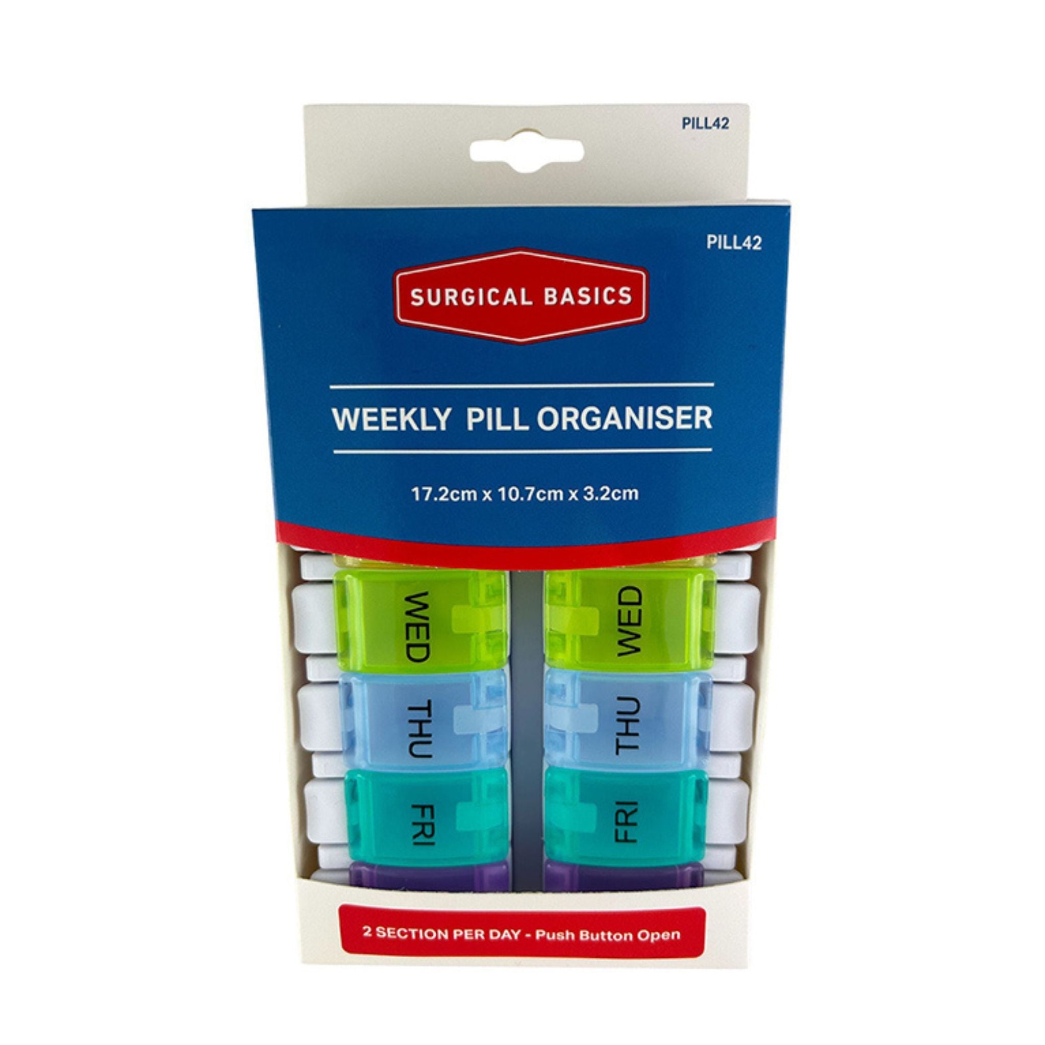 SB Pill Box Dual 7day