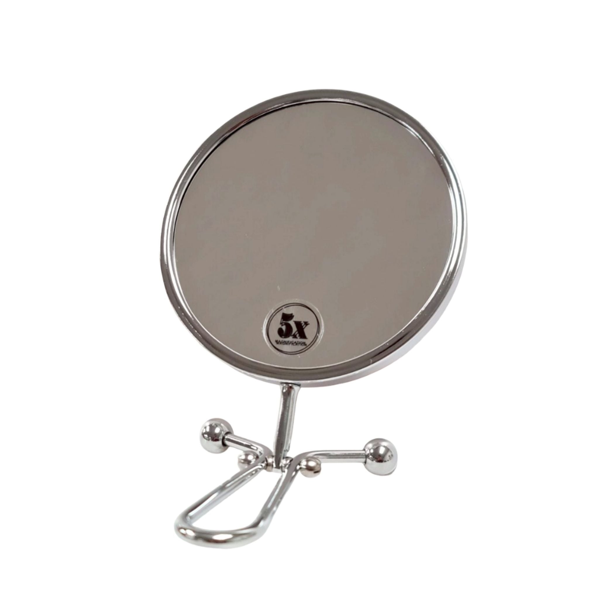 Metal Folding Mirror Chrome 5x