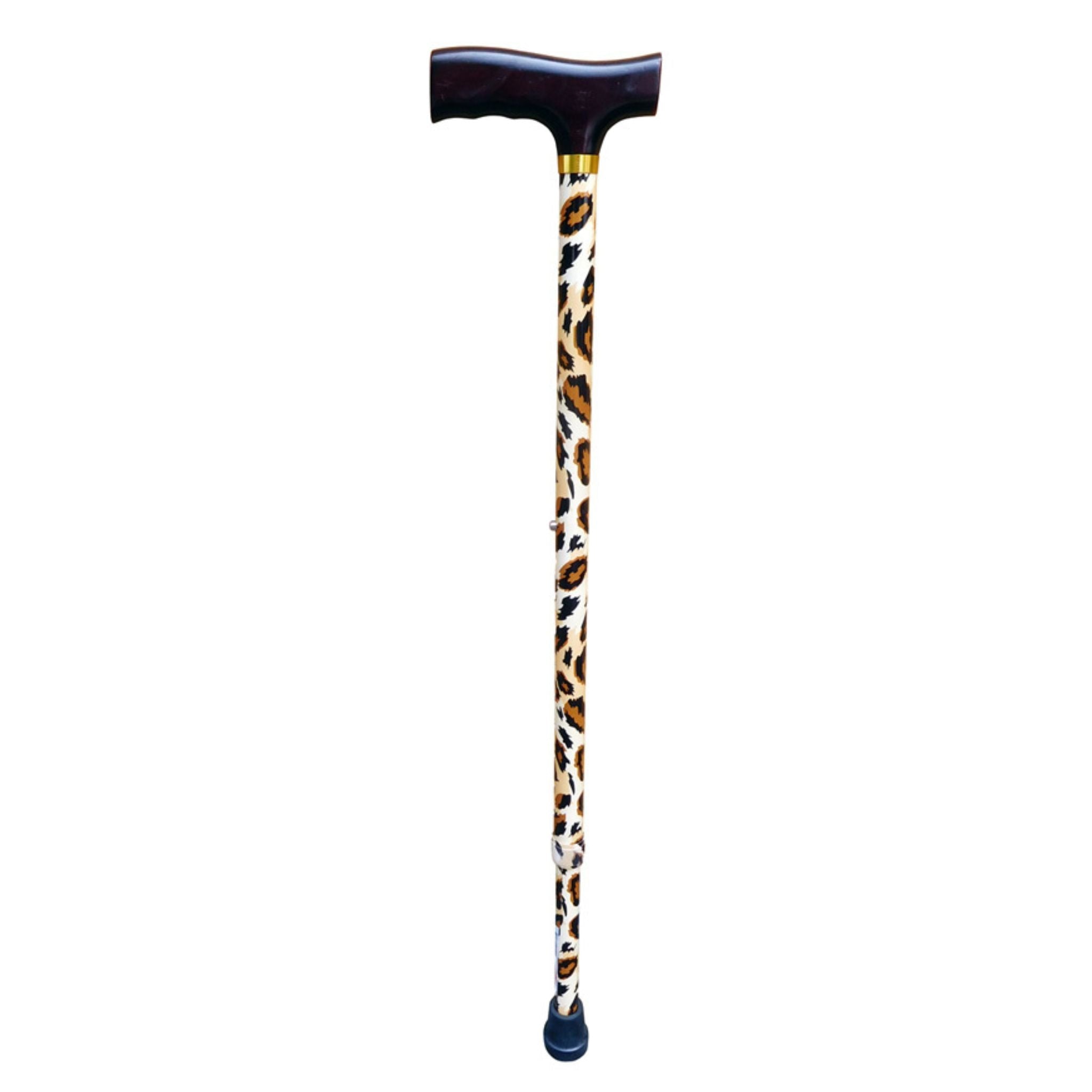 SB Foldable Walking Stick - Leopard