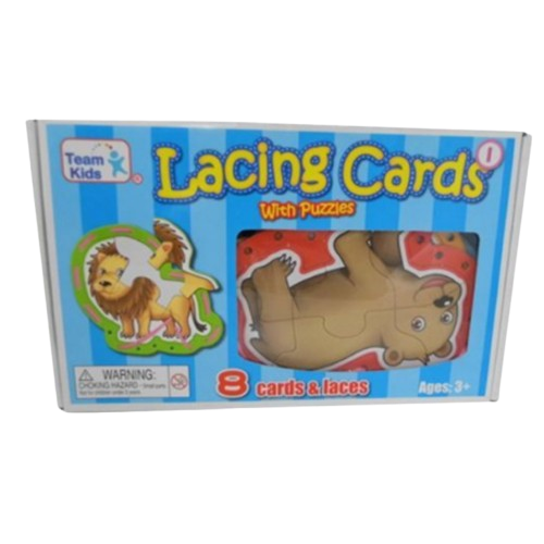 Lacing Cards - Blue
