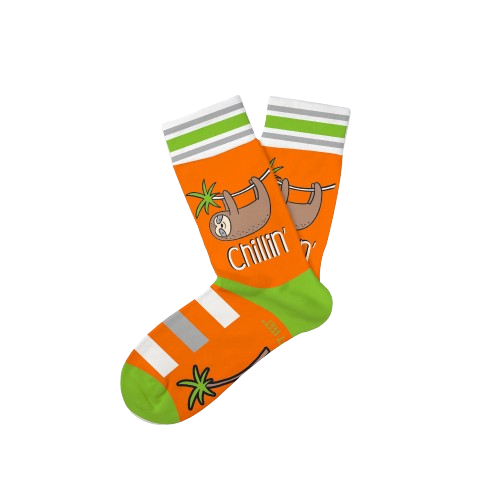 Kids Two Left Feet K/Sock Just Chillin M/L