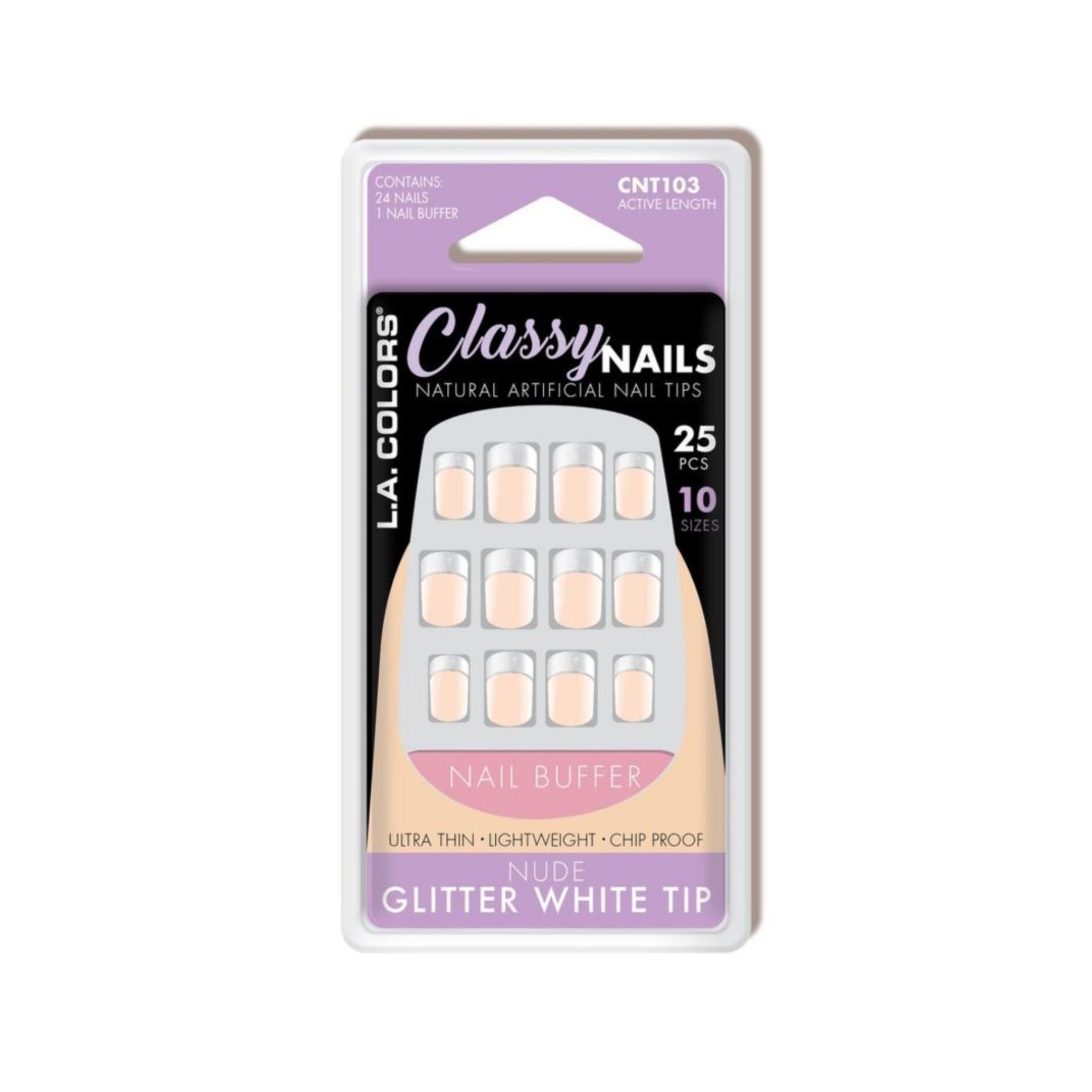 25pc Classy Nails Artificial Nails